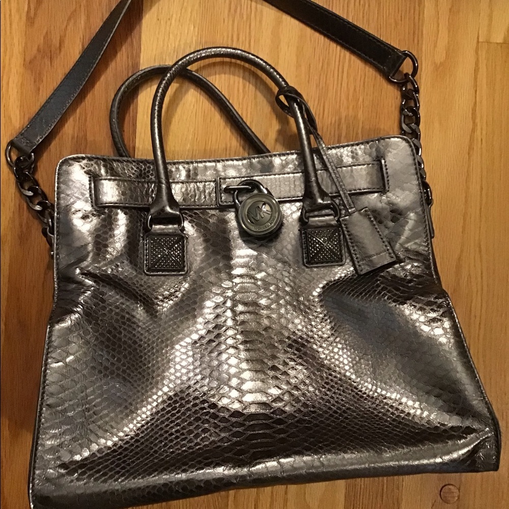 Beautiful EUC MK Metallic Tote